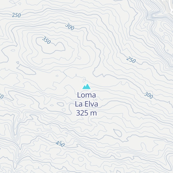 Map of Loma La Elva
