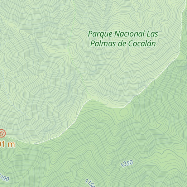 Map of Cerro Quillayquén