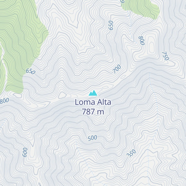 Map of Loma Alta