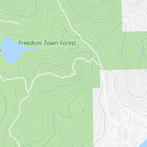 Map of Mary's Mountain