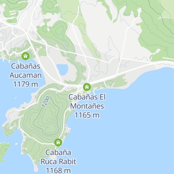 Map of Cabañas El Montañes