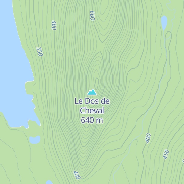 Map of Le Dos de Cheval