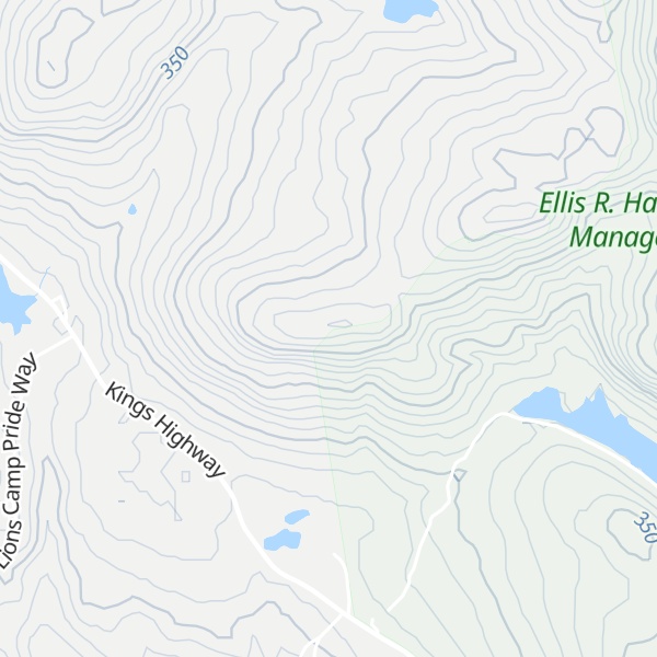 Map of Rand Mountain