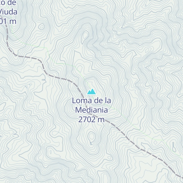 Map of Loma de la Mediania