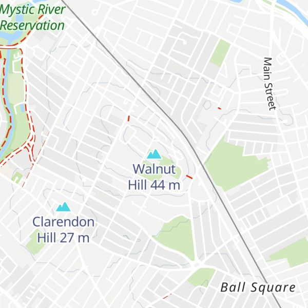 Map of Walnut Hill