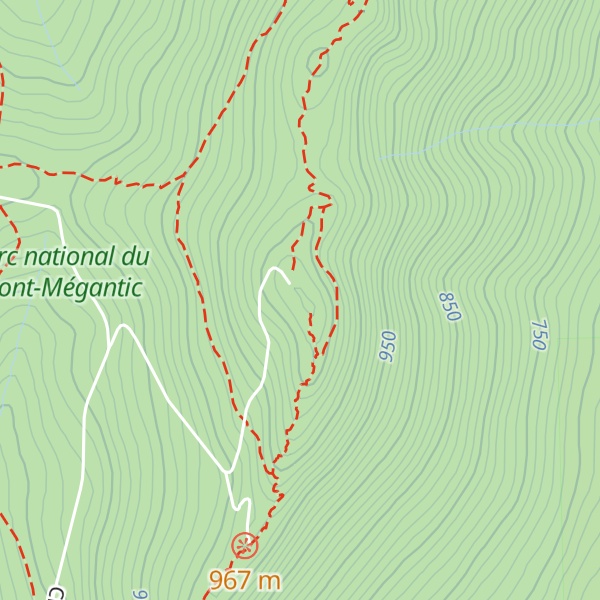 Map of Mont Saint-Joseph