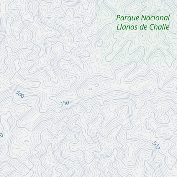 Map of Cerro Clavel