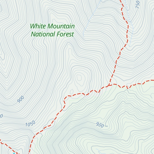 Map of Middle Moriah Mountain