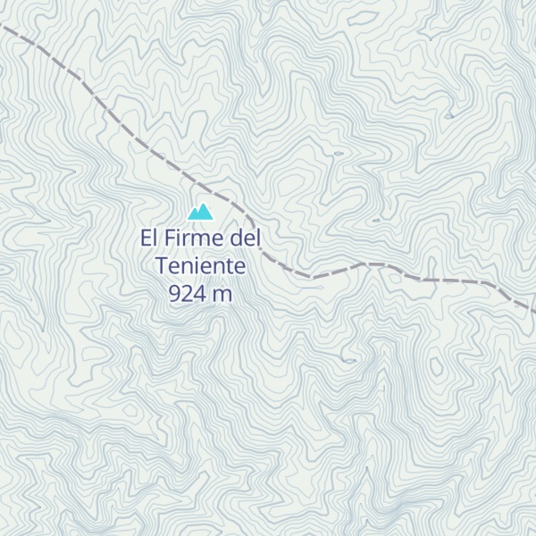 Map of Loma del Teniente (Cerro de las Demajaguas)
