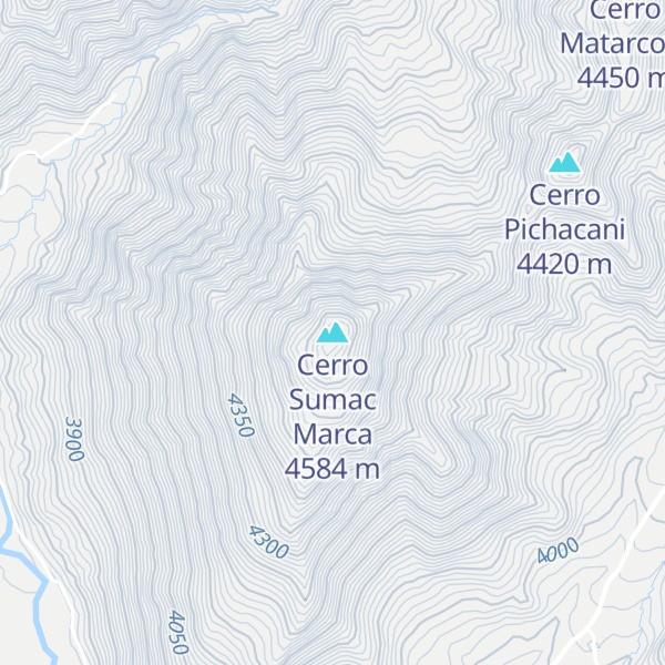 Map of Cerro Sumac Marca