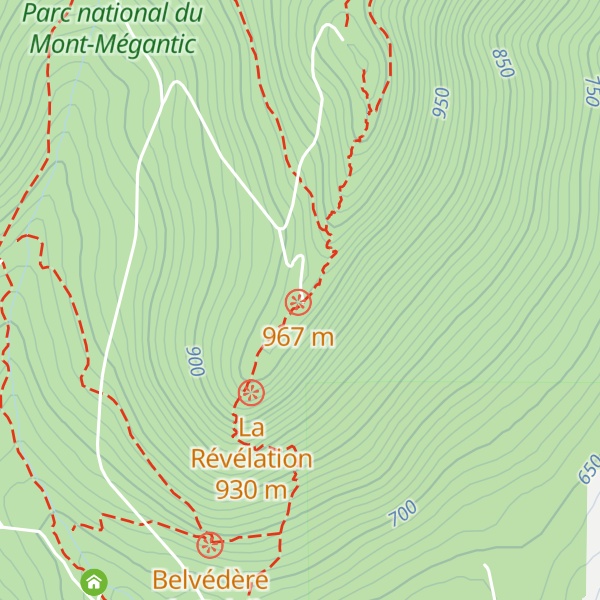 Map of Refuge Pèlerins