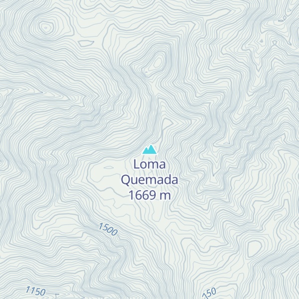 Map of Loma Quemada