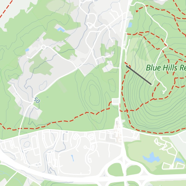Map of Little Blue Hill