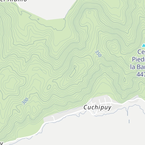 Map of Cerro Mina de Cuero