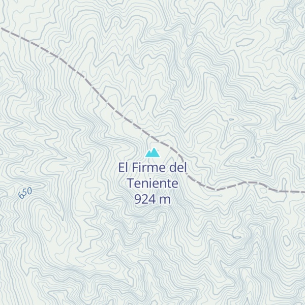 Map of El Firme del Teniente