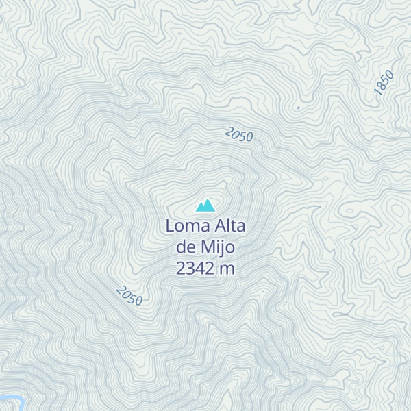 Map of Loma Alta de Mijo