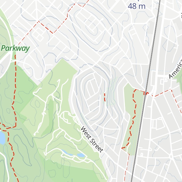 Map of Monterey Hill