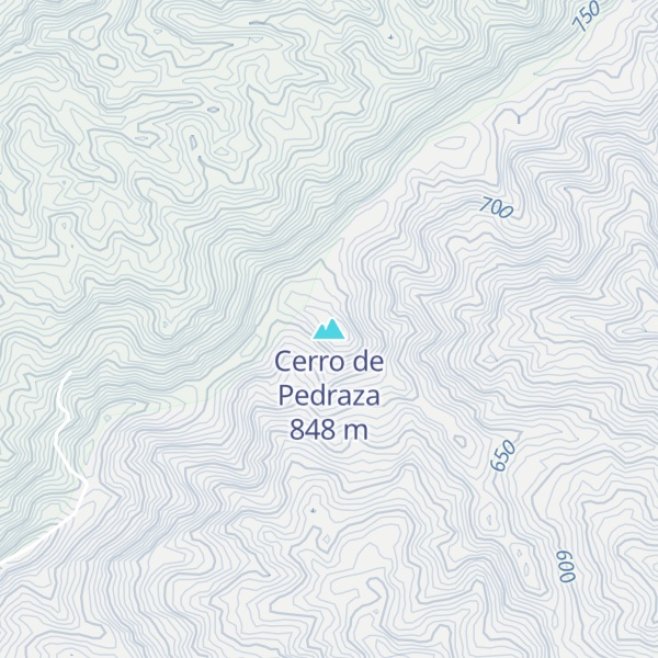 Map of Cerro de Pedraza
