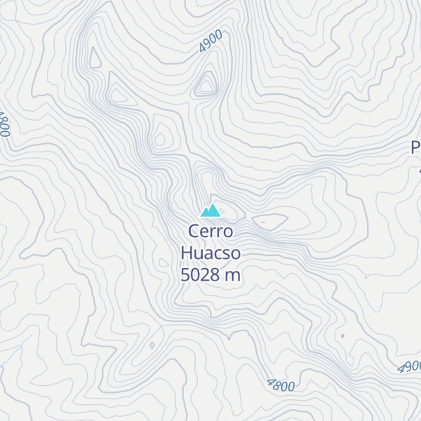 Map of Cerro Huacso
