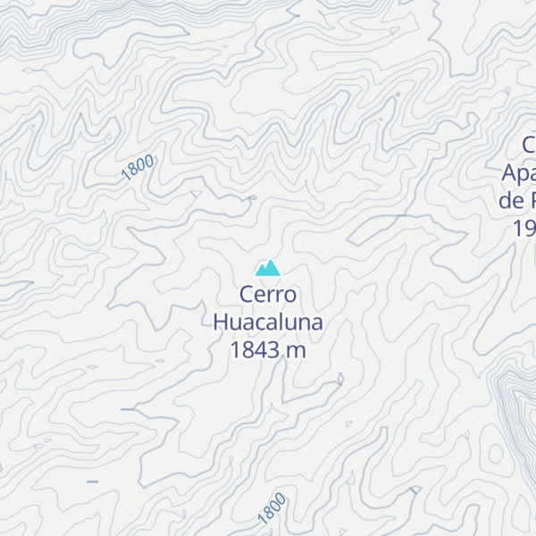 Map of Cerro Huacaluna
