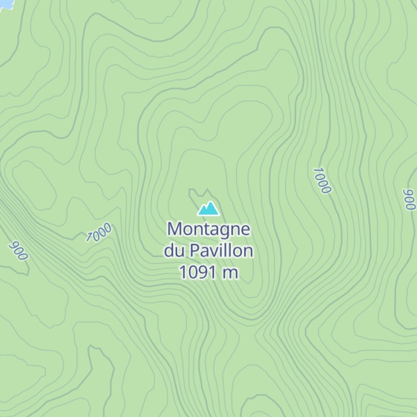 Map of Montagne du Pavillon