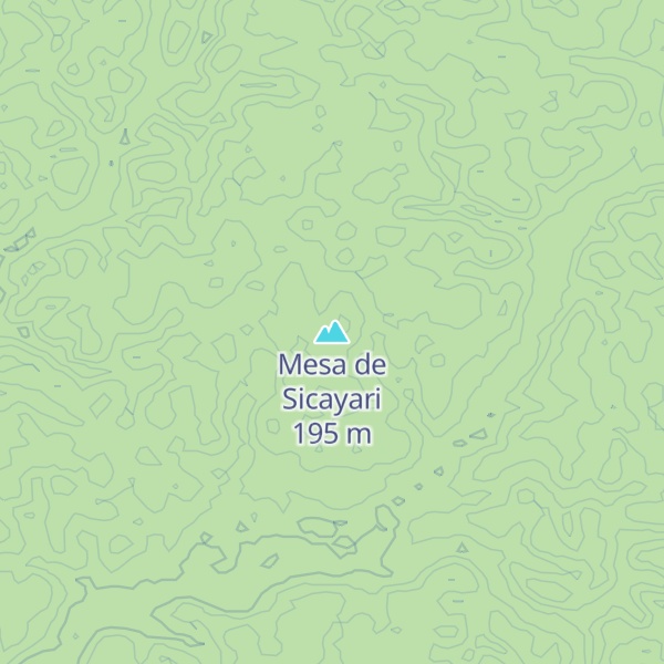 Map of Mesa de Sicayari