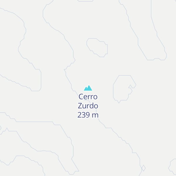Map of Cerro Zurdo