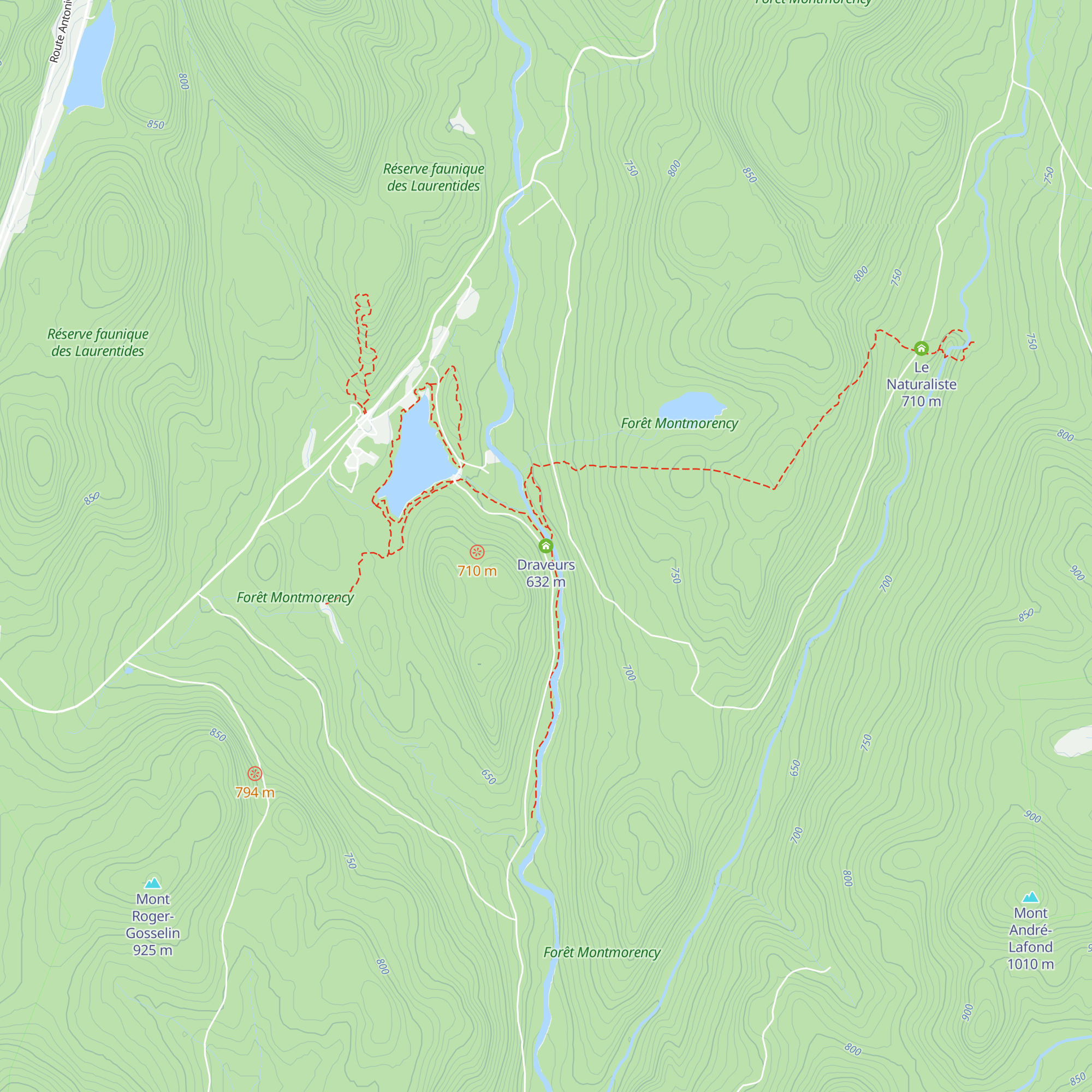 Draveurs map
