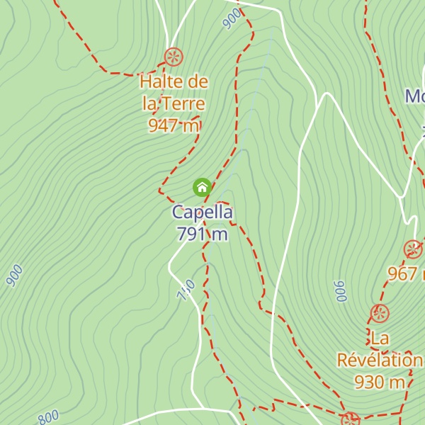 Map of Refuge Grande-Ourse