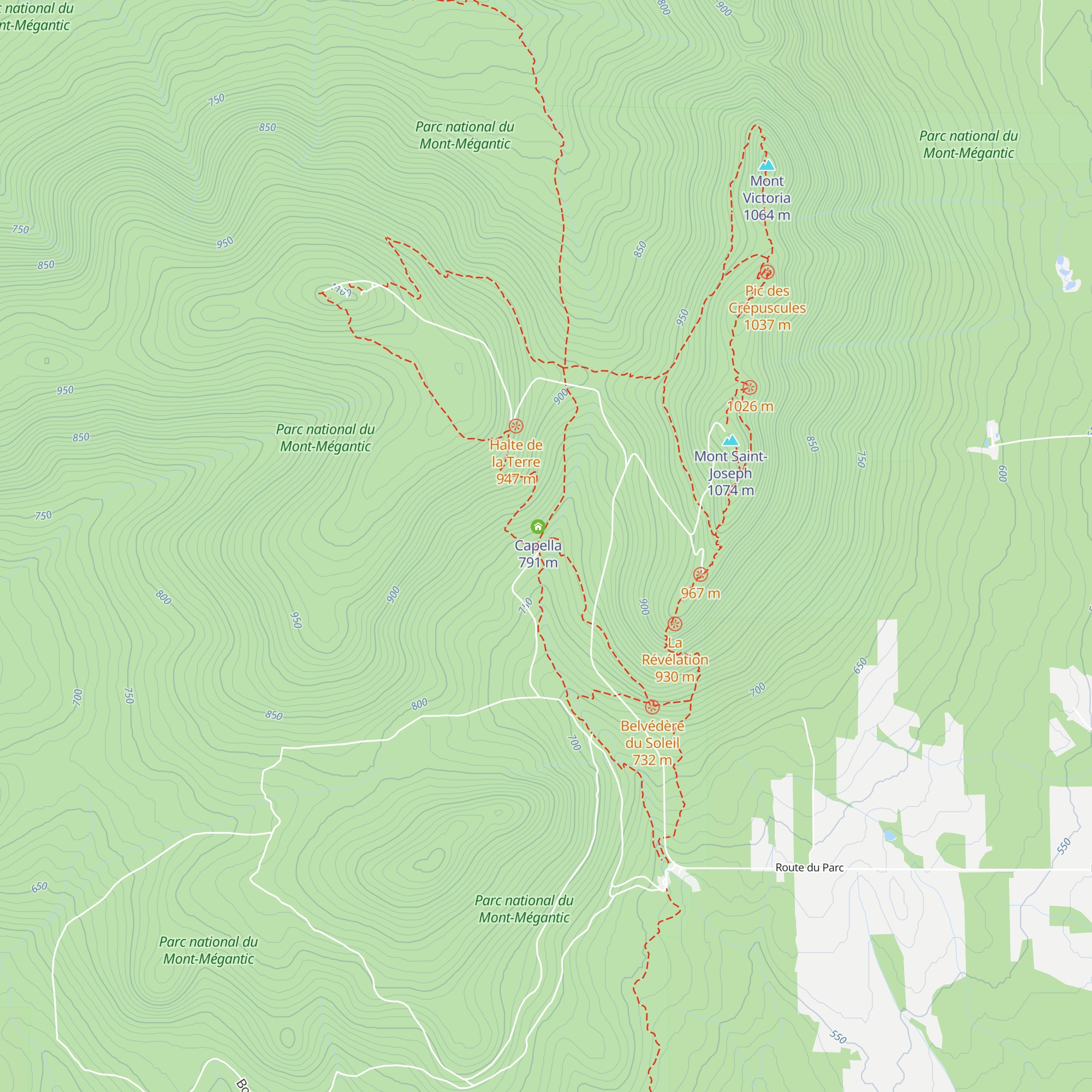Refuge Grande-Ourse map