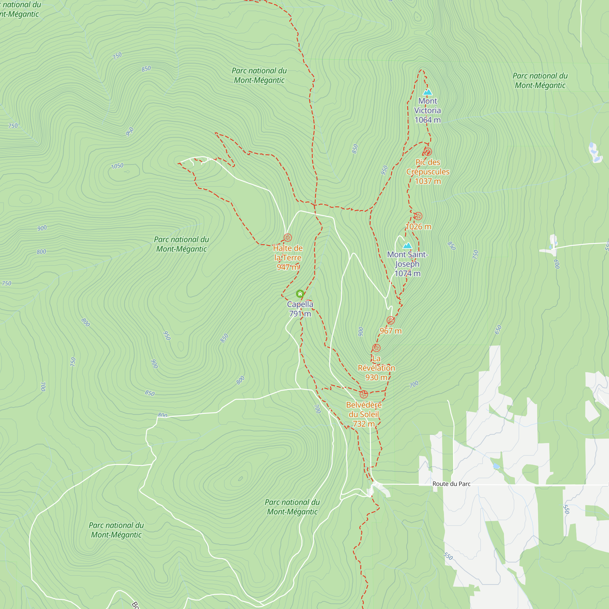 Refuge Grande-Ourse map