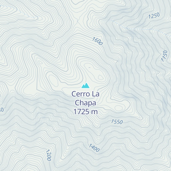 Map of Cerro La Chapa