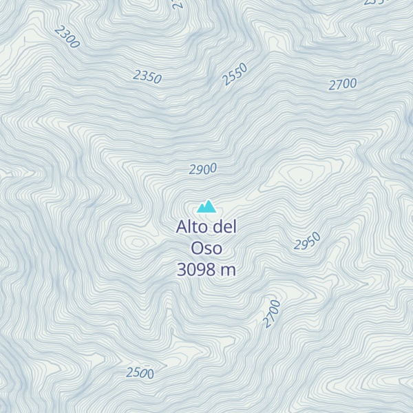 Map of Alto del Oso