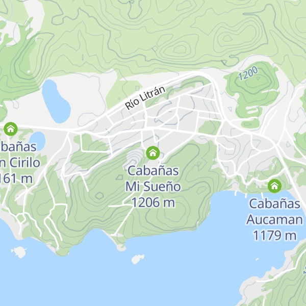 Map of Cabañas Mi Sueño