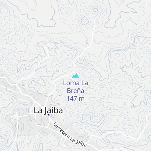 Map of Loma La Breña