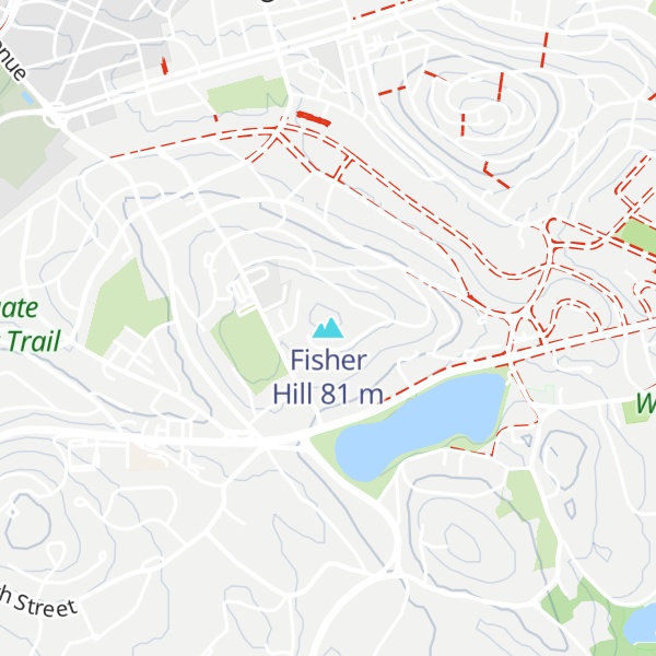 Map of Fisher Hill