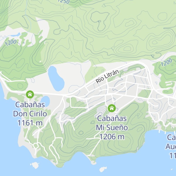 Map of Cabañas El Refugio
