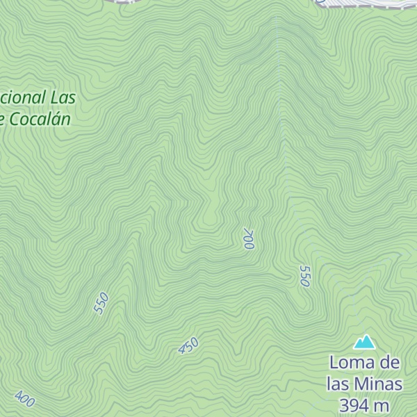 Map of Morro Los Chanchos