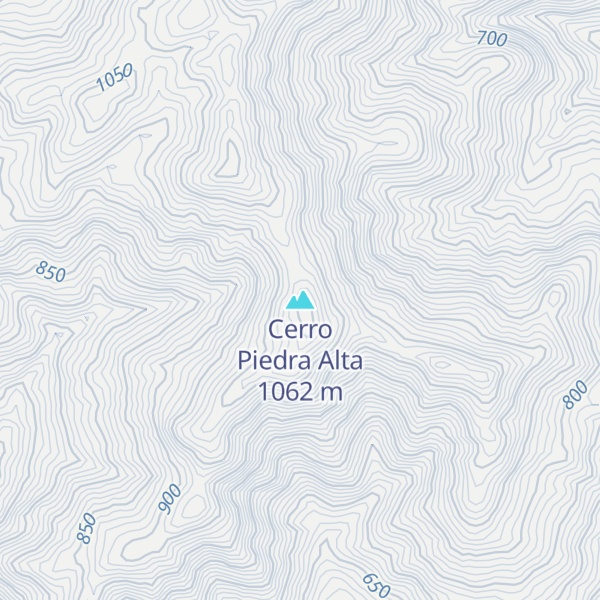 Map of Cerro Piedra Alta
