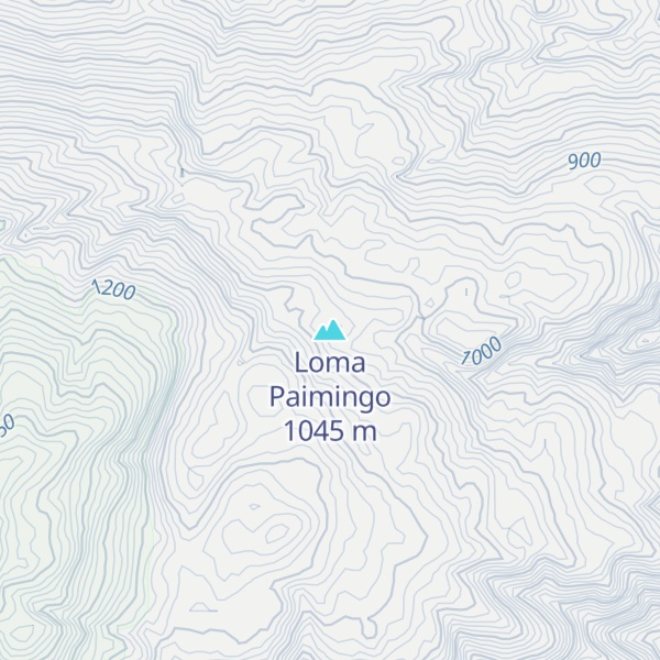 Map of Loma Paimingo