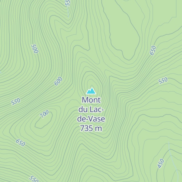 Map of Mont du Lac-de-Vase