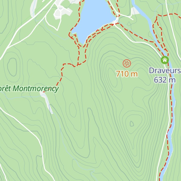 Map of Ski-Raquette