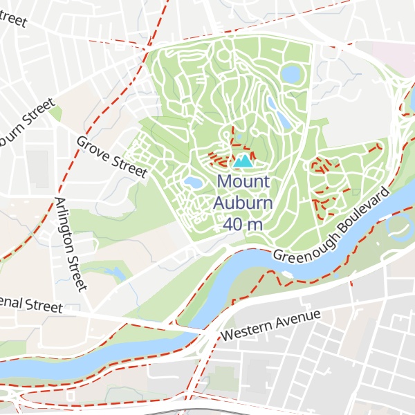 Map of Coolidge Hill