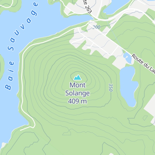 Map of Mont Solange