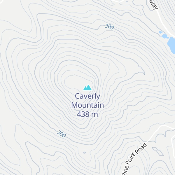 Map of Caverly Mountain