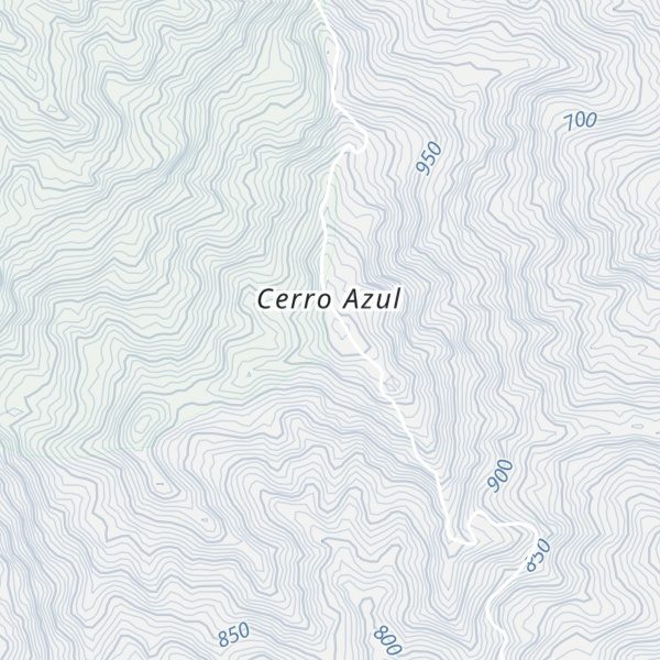 Map of Cerro Azul