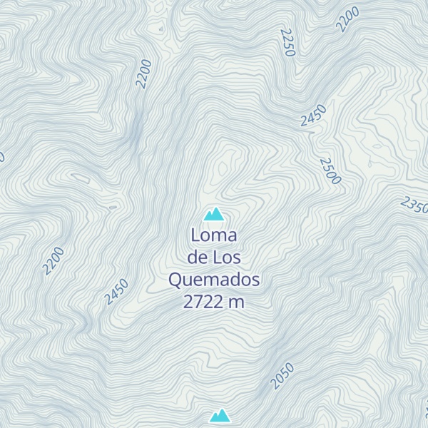 Map of Loma de Los Quemados