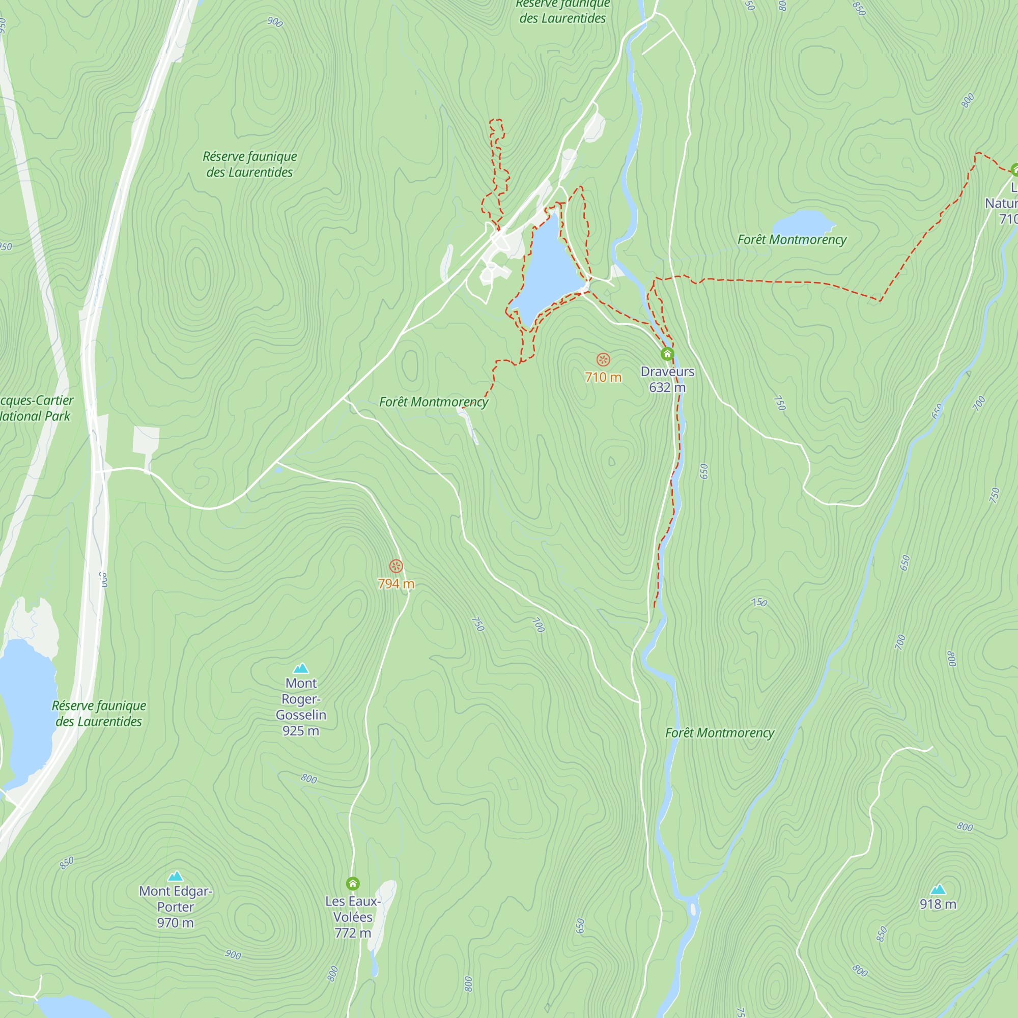Étang map