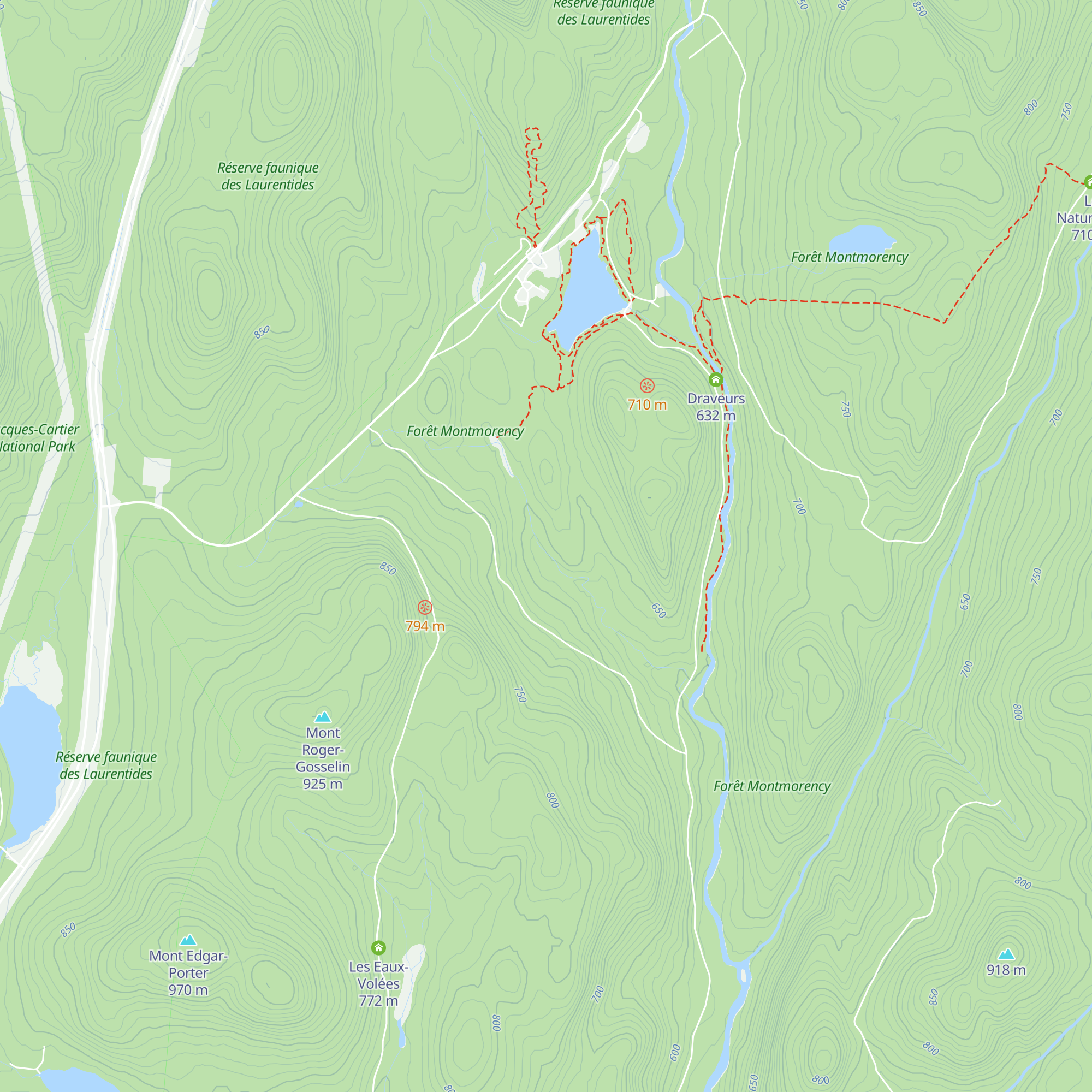 Étang map