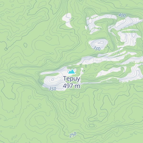 Map of Tepuy